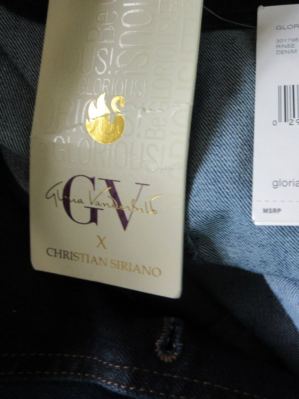 Gloria Vanderbilt Christian Siriano Denim Trench 14 Dress NWT - Picture 6 of 7